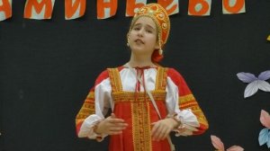 Веда Хазипова «Посею лебеду на берегу» (Ансамбль русской песни ГБОУ Школа N.97).mp4