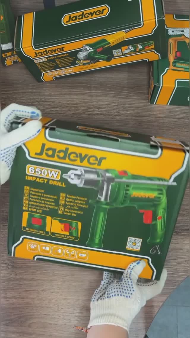 Сетевая ударная дрель JADEVER