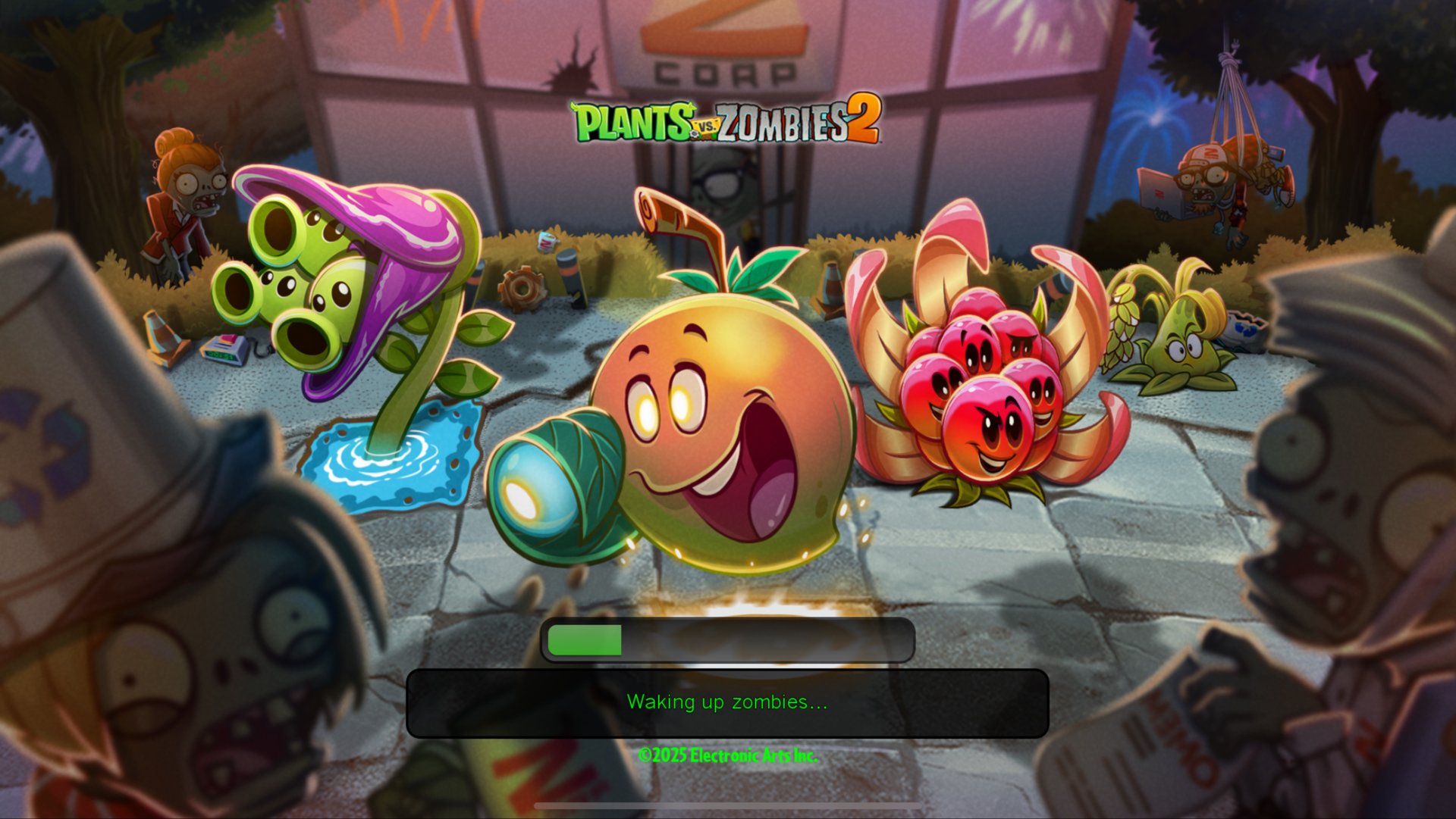 Растения против зомби 2.