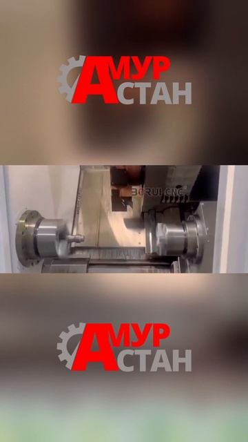 Как работает токарный станок с контршпинделем смотреть онлайн