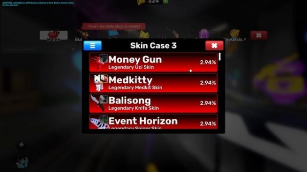 Открываем по 3 третих скин кейса в Rivals