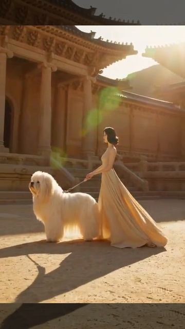 Лилия Любимова — Вдох / Выдох 2025 | Девушка с собакой у храма / Woman and Dog at the Temple смотреть онлайн