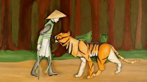 Тун Ли и Великий Ван. Мультфильм в технике бумажная перекладка