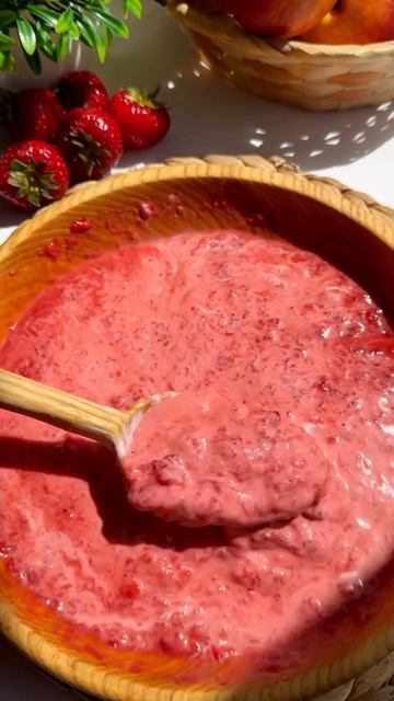 Клубничное настроение с кукурузной кашей