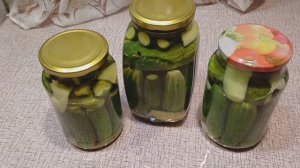 Маринованные огурчики без сахара Вкусные и Хрустящие