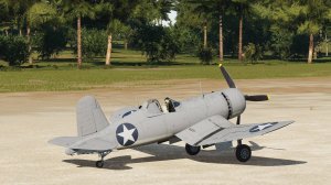 DCS F4U Corsair: запуск, руление, взлет и посадка