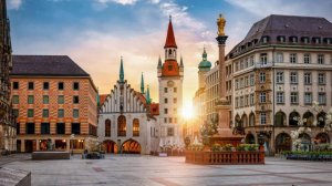 Мюнхен, Германия. Лучший город Германии, пешеходная экскурсия в формате 4K