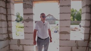 Одноэтажный дом из газобетона