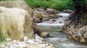 Простой способ рисовать множество камней,как легко рисовать камни,ручей,растительность