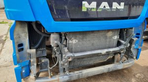 Как снять стабилизатор поперечной устойчивости кабины MAN TGX