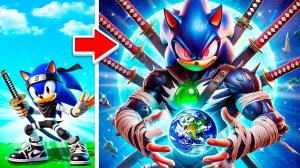 Прокачал Соника в Ниндзя Соника в ГТА5!