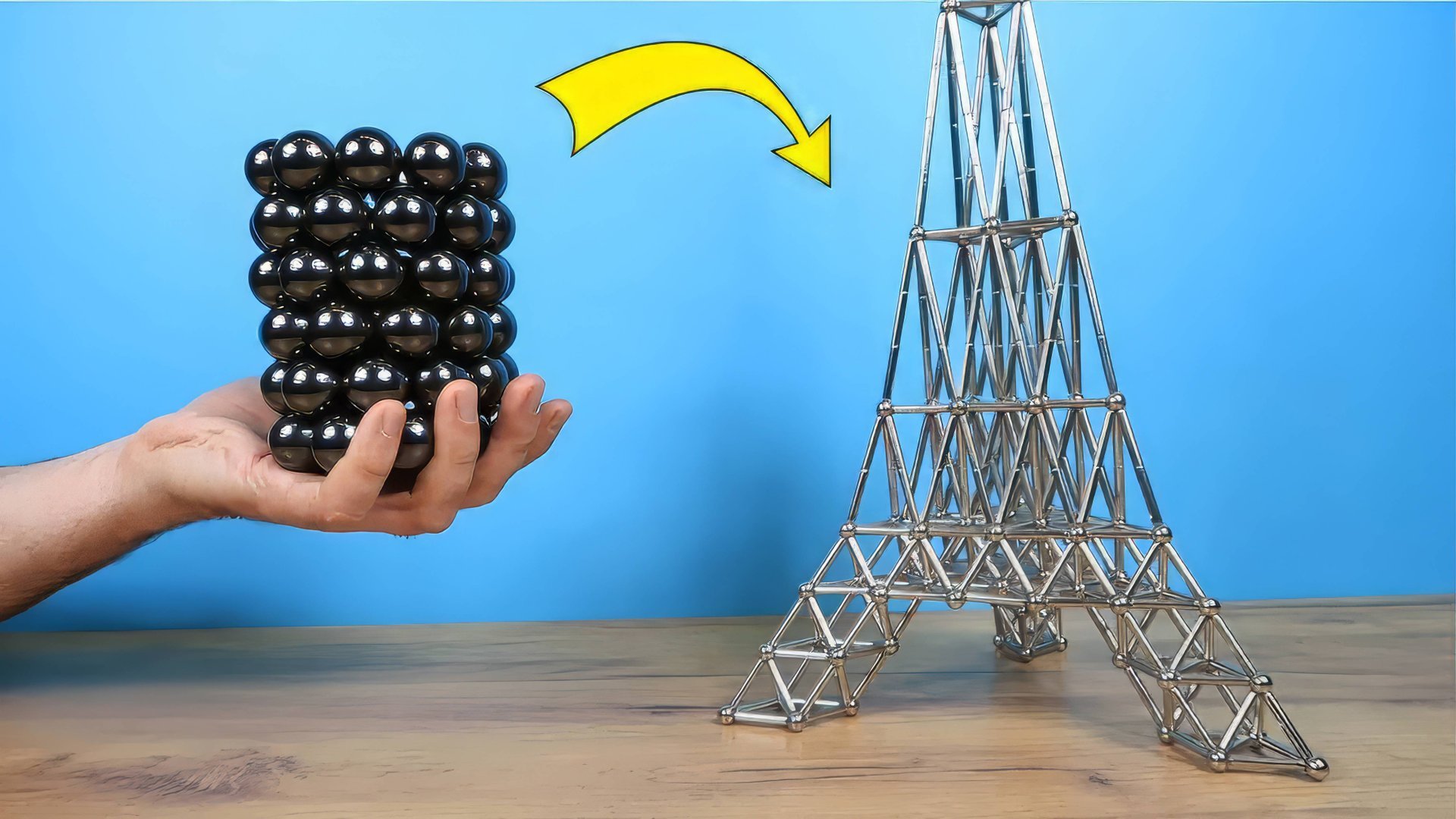 Что если бросить огромный Неокуб на башню из магнитов смотреть онлайн