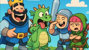 Мультик для детей Clash Royale клеш рояль геймплей катки для детей 😇