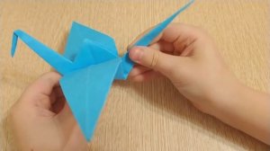 Как сделать бумажный журавлик в технике оригами