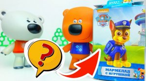 Мимимишки и щенячий патруль распаковка детских сюрприз игрушек. Развивающее видео для детей.
