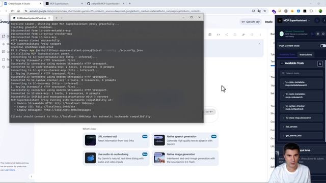 Использование MCP для кодинга 1С в браузере с любыми сетями смотреть онлайн