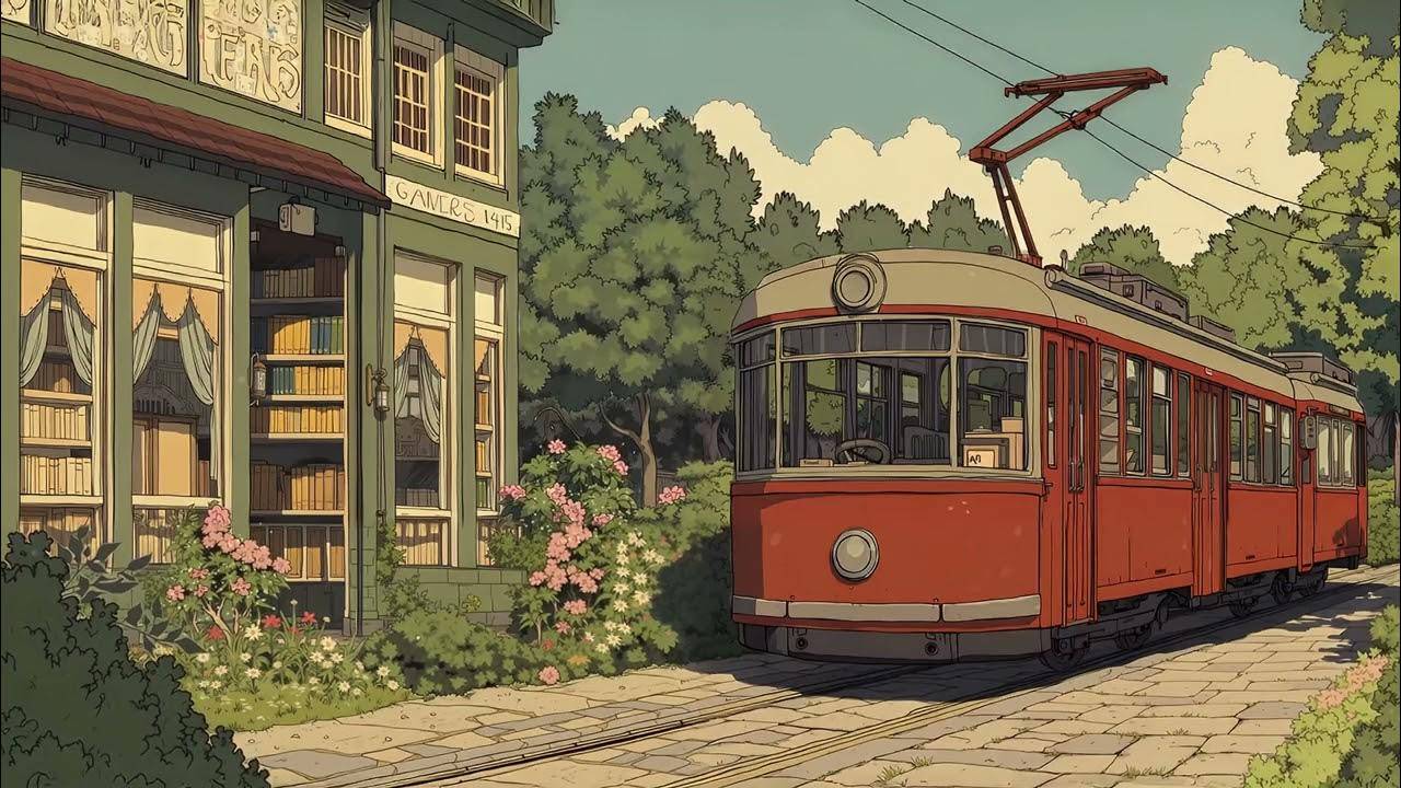 blooming streets where books meet nature a playlist for peaceful, introspective rides смотреть онлайн