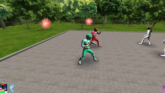 Powar Rangers dino Change 1 Серия