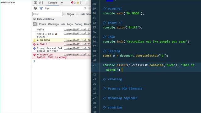 14 советов и трюков в Chrome Dev Tools - #JavaScript30 9/30 смотреть онлайн