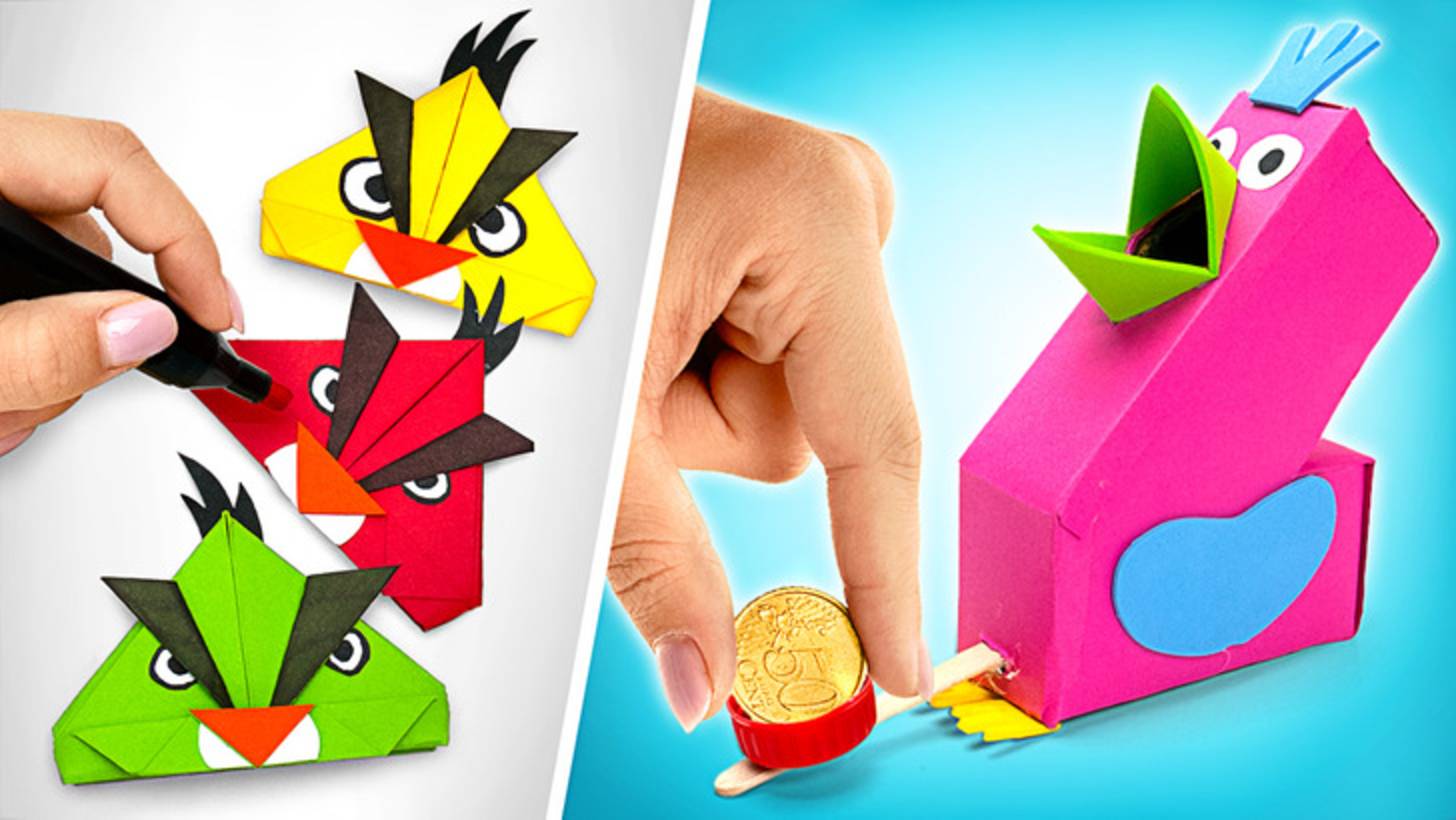 🎮 Лучшие игровые поделки из картона 🎁 сюрпризы внутри! смотреть онлайн