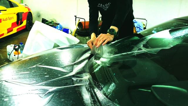 Антигравийная оклейка пресс-парка VW Group Russua