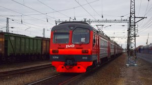 Электропоезд ЭД9М-0113. Покатушки от Алтайской до Алтайской площадки в голове.