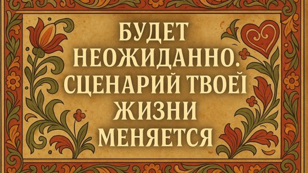 Будет неожиданно. Сценарий твоей жизни меняется Tarot Predictions расклад таро гадание