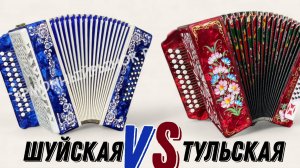 Шуйская гармонь VS Тульская гармонь! Какая же лучше? #гармонь #гармошка #купитьгармонь