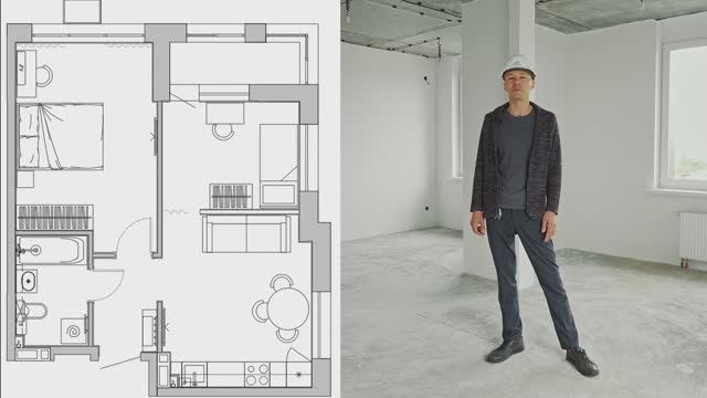 Квартира с отделкой 48,4 м2 ЖК Новый смотреть онлайн