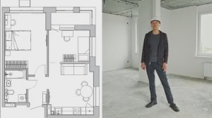 Квартира с отделкой 48,4 м2 ЖК Новый