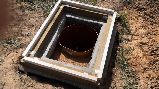 Дачный туалет своими руками День 2. Каркас. Чертёж туалета.