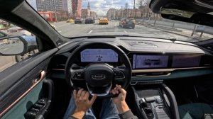 2024 Geely Monjaro / Джили Монжаро 2.0 турбо автомат 238 л.с. / Тест-драйв от первого лица / Шумомер