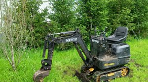 Мини экскаватор29575 стрела поворачивается сама.