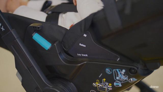 Автокресло Doona X регулировка спинки смотреть онлайн