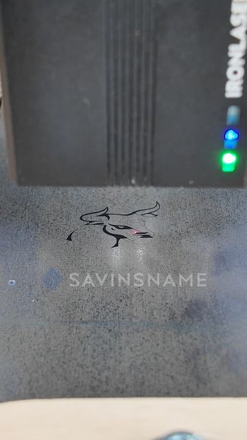 Фрезеровка и гравировка лазером по стали. Savinsnme. ЧПУ по дереву смотреть онлайн