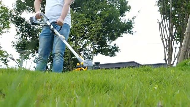 Триммер аккумуляторный садовый/ Газонокосилка аккумуляторная смотреть онлайн