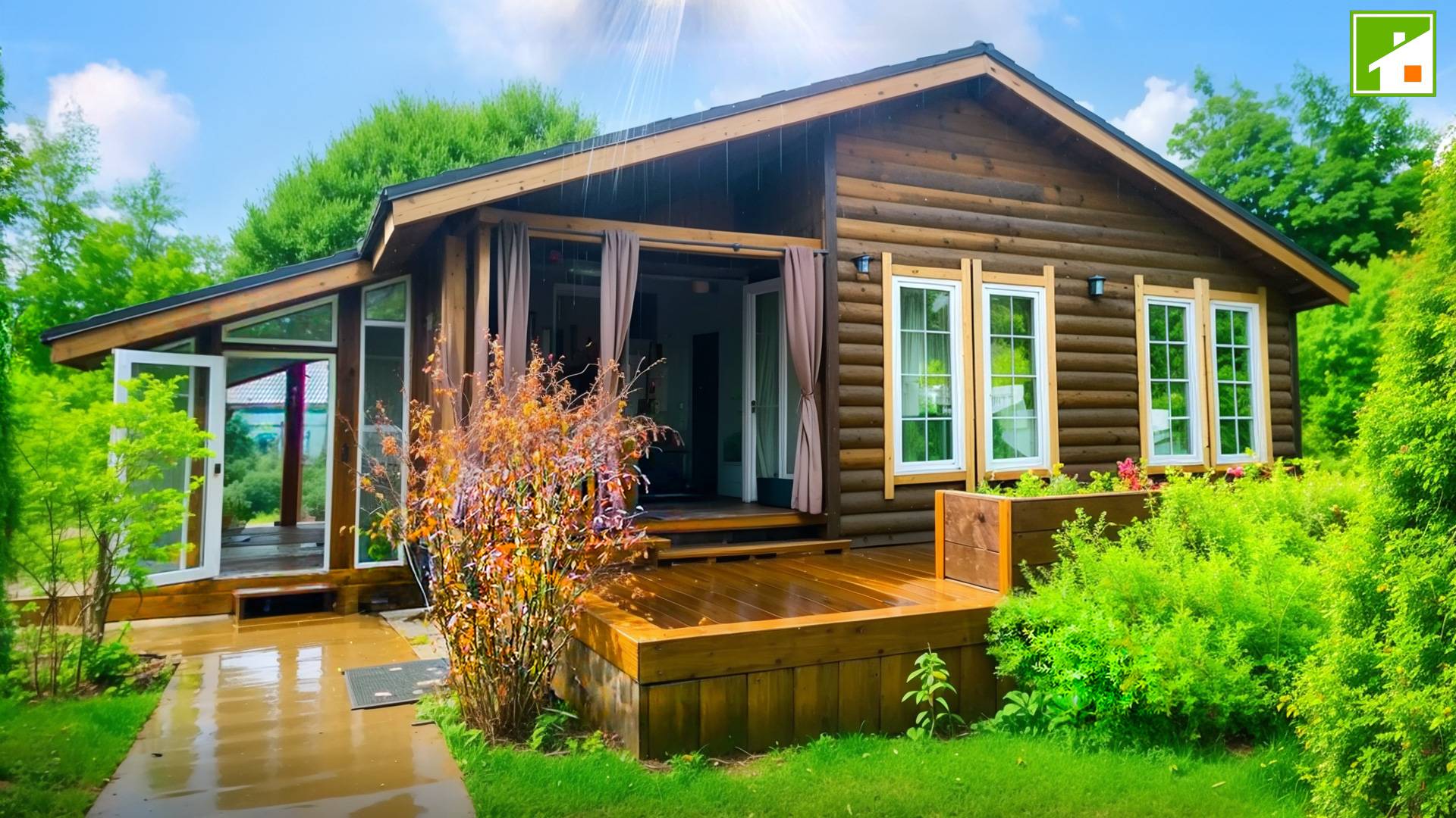 Дом-усадьба за 5 миллионов рублей. Функциональная планировка, зимний сад и будущий бассейн. смотреть онлайн