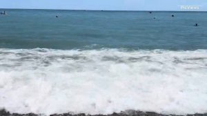 Туапсе Ольгинка сегодня 24 июня 2025 пляж Орбита Амакс. Какая погода сейчас, обстановка на море