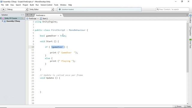 14 - Understanding Boolean Variables