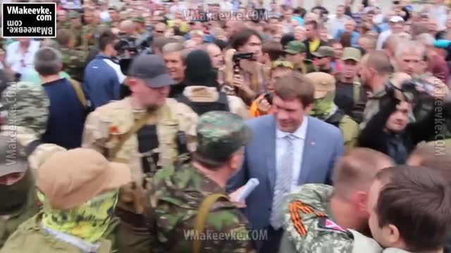 Ополченцы Новороссии дают присягу, 21 июня 2014 под народный гимн группы КУБА - Вставай, Донбасс!