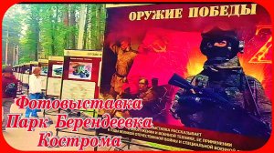 Фотовыставка Оружие Победы Парк Берендеевка Кострома
