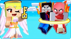 👼 Я СТАЛА АНГЕЛОМ и СБЕЖАЛА из ТЮРЬМЫ ДЕМОНОВ в МАЙНКРАФТ! НУБИК АНГЕЛ