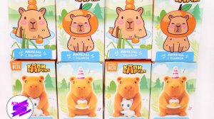 Свитбокс с серией "Капибарчик". Коробочка-сюрприз, с подарком! Фигурки и брелочки в одном блоке!