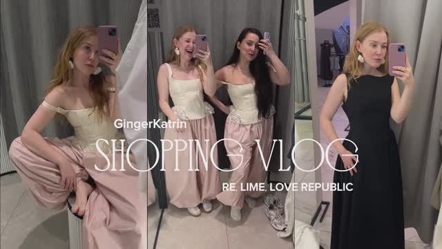 Шопинг влог: нарядные и летние образы из RE, LIME, LOVE REPUBLIC смотреть онлайн