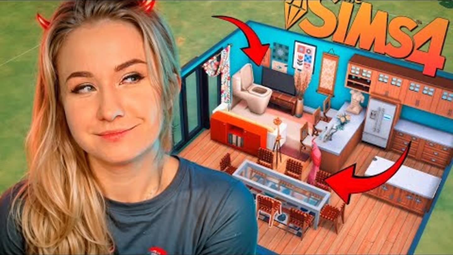 Строю дом, но не могу допускать ошибки в Симс 4 ⧸⧸ The Sims 4 No mistake challenge смотреть онлайн