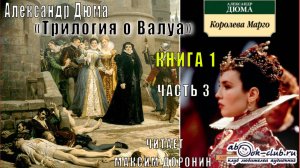 Александр Дюма «Трилогия о Валуа» (книга 1) «Королева Марго» (часть 3)