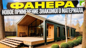 БарнХаус из фанеры. Оригинальная технология строительства и авторский дизайн в "дорогой" упаковке.