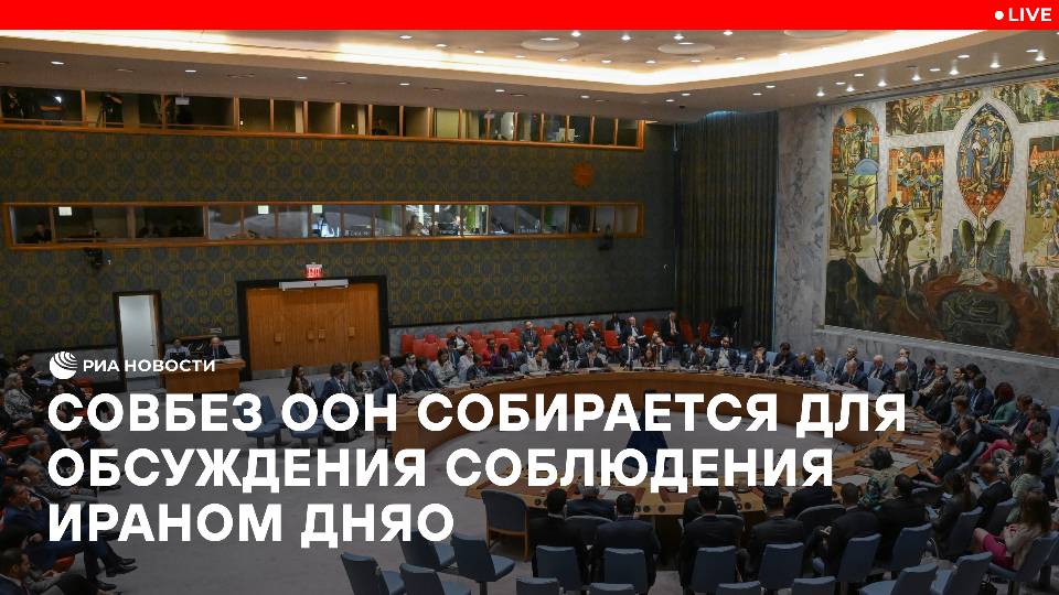 Совбез ООН собирается для обсуждения соблюдения Ираном ДНЯО