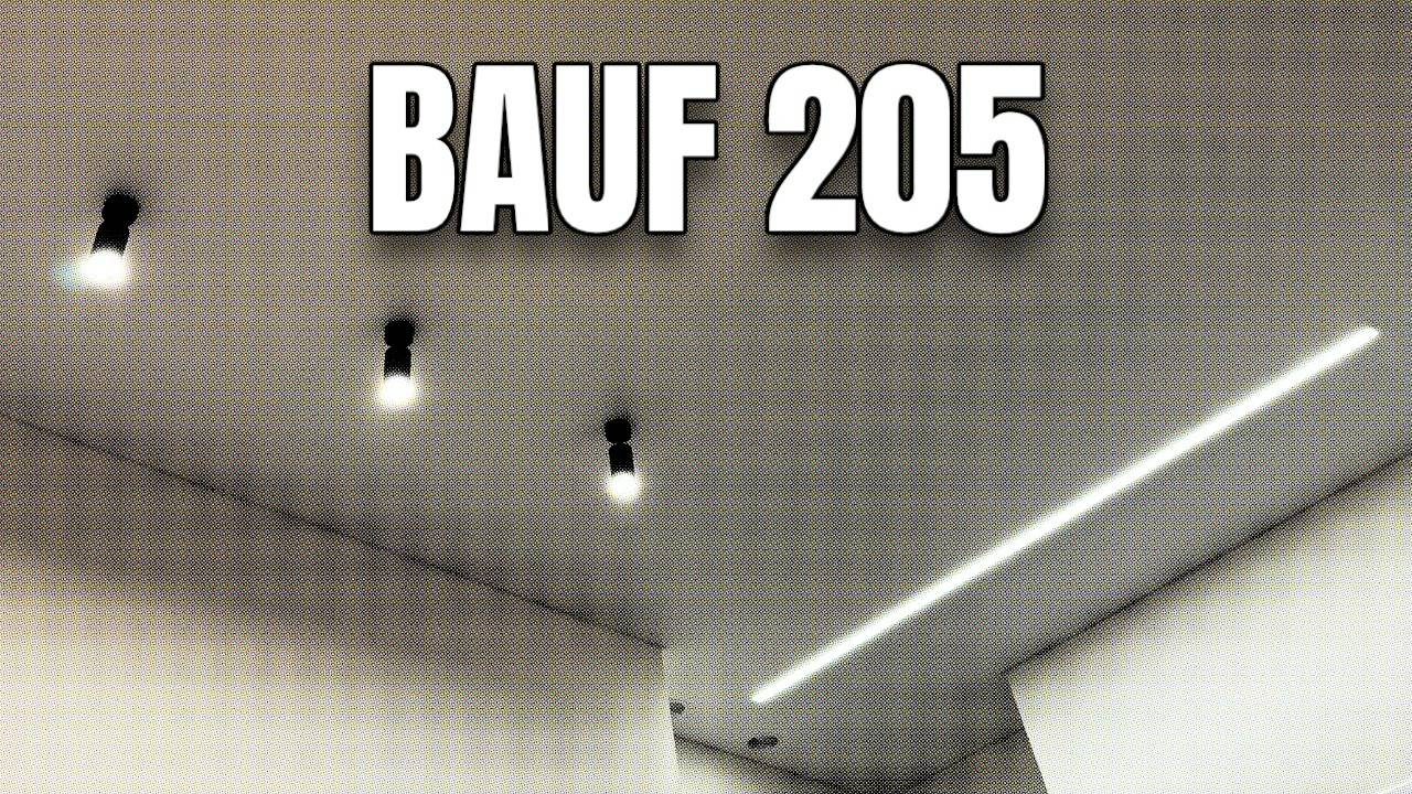 BAUF натяжной потолок на классическом профиле с вставкой по периметру смотреть онлайн