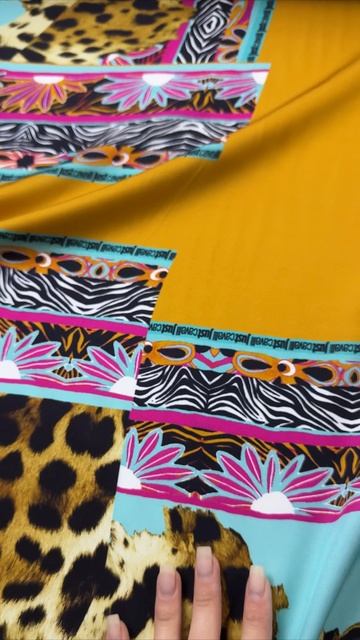 Обзор ткани вискоза от бренда Cavalli TPB-053 смотреть онлайн